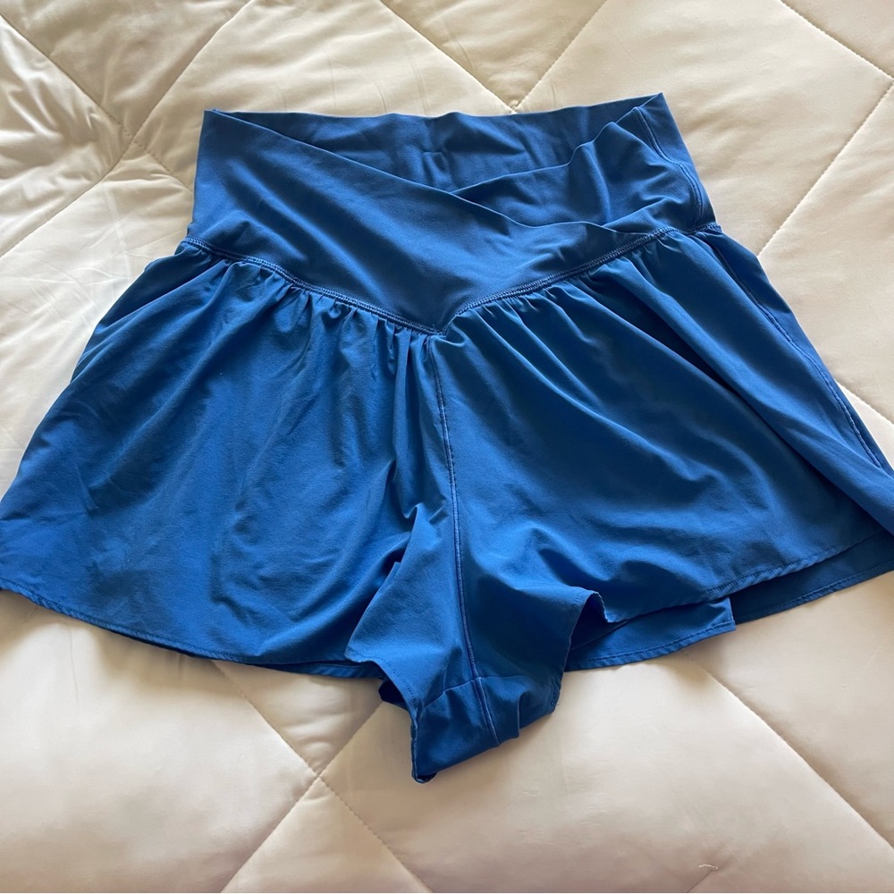 Aerie cross over flowy shorts
